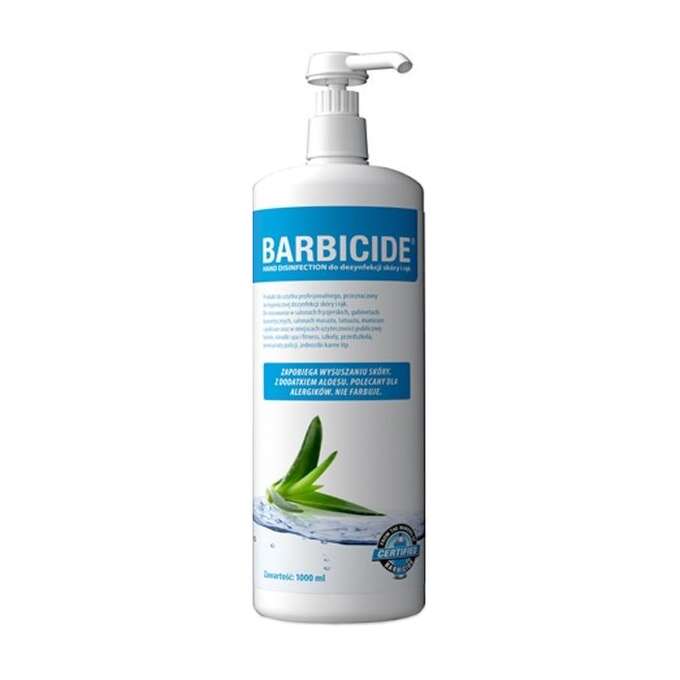 barbicide-hand-sanityzer-1000ml-1.jpg BARBICIDE Hand Sanityzer - płyn do dezynfekcji rąk / 1000ml - Image 1