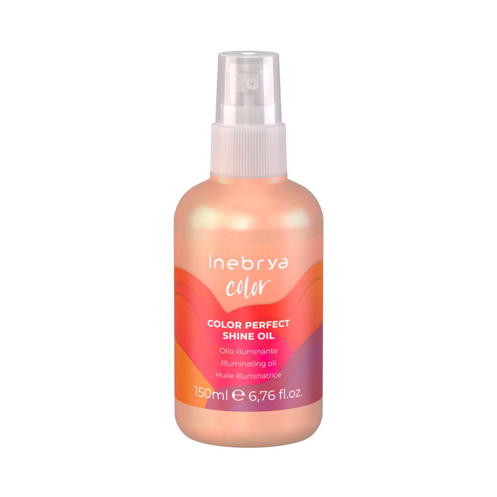 inebrya-color-perfect-shine-oil-rozswietlajacy-o.jpg Inebrya Color Perfect Shine Oil - rozświetlający olejek do włosów farbowanych / 150ml - Image 1