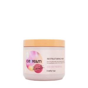 INEBRYA Ice Cream Keratin Mask - odbudowująca maska z keratyną / 500ml