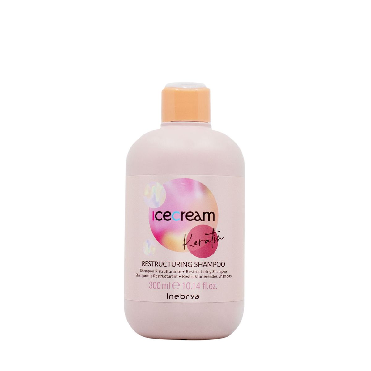 inebrya-ice-cream-keratin-shampoo-odbudowujacy-s-1.jpg INEBRYA Ice Cream Keratin Shampoo - odbudowujący szampon z keratyną /300ml - Image 1
