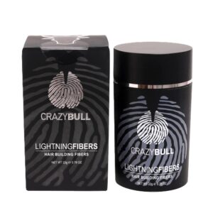 CrazyBull Hair Building Fibers zagęszczacz NO.2 Dark Brown /22g