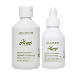 HEMP 100% Vegan Lenitive Kit szampon+serum /250ml+100ml